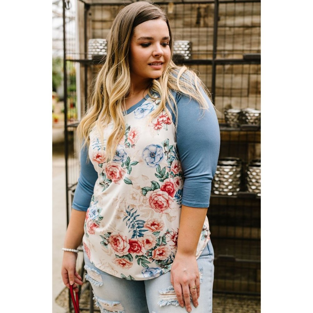 Rose Raglan Top - Picture 9 of 11